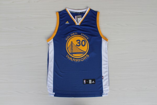 Camiseta Curry #30 Warriors Resuenan Moda Azul - Haga un click en la imagen para cerrar