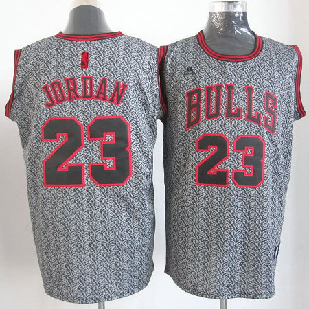 Camiseta Jordan #23 Bulls 2013 Moda Estatica Gris - Haga un click en la imagen para cerrar