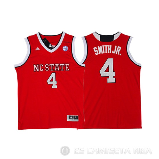 Camiseta NCAA Smith JR #4 NC State Rojo - Haga un click en la imagen para cerrar