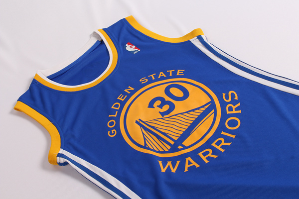 Camiseta Curry #30 Golden State Warriors Mujer Azul - Haga un click en la imagen para cerrar