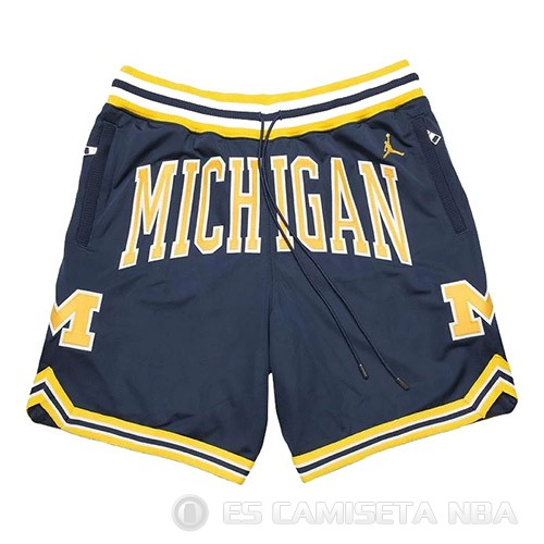 Pantalone Air Jordan Just Don NCAA Michigan Azul - Haga un click en la imagen para cerrar