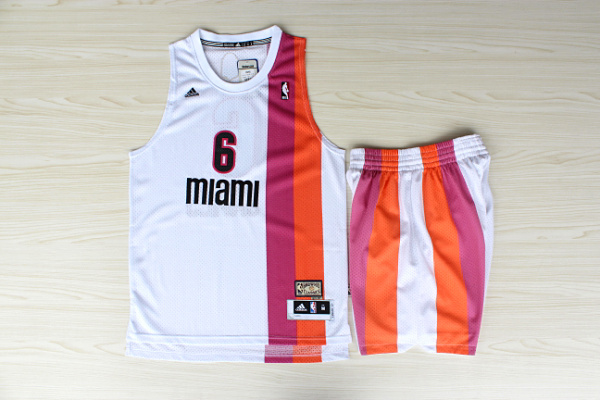 Pantalone ABA Miami Heat Blanco - Haga un click en la imagen para cerrar