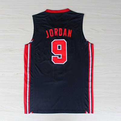 Camiseta Jordan #9 USA 1992 Negro - Haga un click en la imagen para cerrar