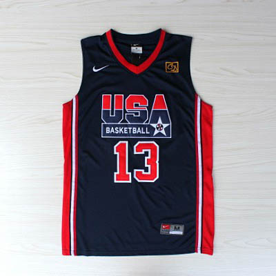 Camiseta Mullin #13 USA 1992 Negro - Haga un click en la imagen para cerrar