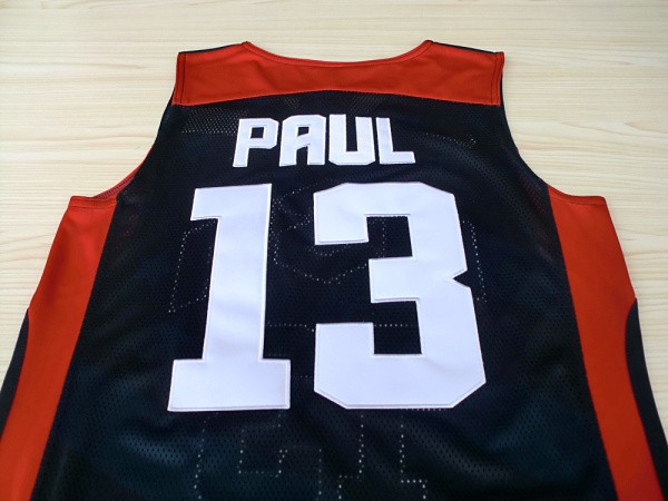 Camiseta Paul #13 USA 2012 Negro - Haga un click en la imagen para cerrar