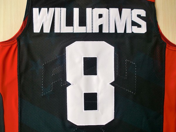 Camiseta Williams #8 USA 2012 Negro - Haga un click en la imagen para cerrar